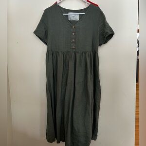 NotPerfectLinen Mama dress - Large